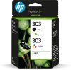 HP 303 komplet 2 črn/barvna originalne kartuše