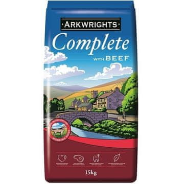 slomart ARKWRIGHT Complete Beef - Suha pasja hrana - 15kg