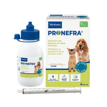 Virbac VIRBAC Pronefra tekoči dodatek za podporo ledvic pri psih in mačkah, 60 ml