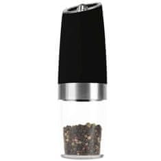 Berlingerhaus Mlinček za poper in sol, gravitacijski komplet, 2 kosa, kolekcija Black Rose