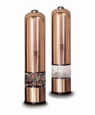 Berlingerhaus Električni mlinček za poper in sol, komplet 2 kosov, Rosegold Metallic Line