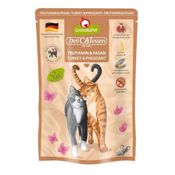 GranataPet GR2 Granatapet DELICATessen piščanec in puran - mokra hrana za mačke, 85g