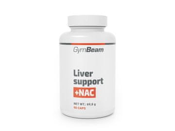 GymBeam Prehransko dopolnilo Liver support + NAC, 90 kapsul