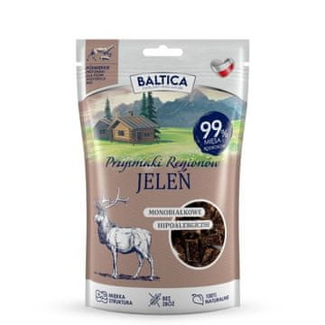slomart BALTICA Monoprotein jelen - pasji priboljšek, 80g