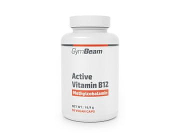 GymBeam Aktivni vitamin B12 z metilkobalaminom, 90 kapsul