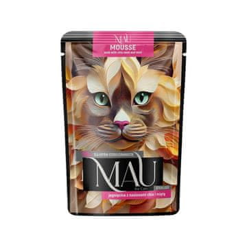 dnt MAU Mousse mokra hrana za mačke, steriliziran lamb, 85 g