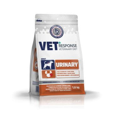 slomart VET RESPONSE Urinary - suha hrana za pse, 1,6 kg, puran