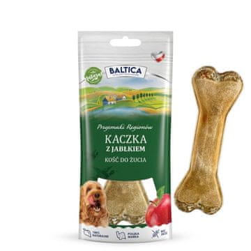 slomart Baltica pasja priboljšek - žvečilna kost račke jabolko 75 g