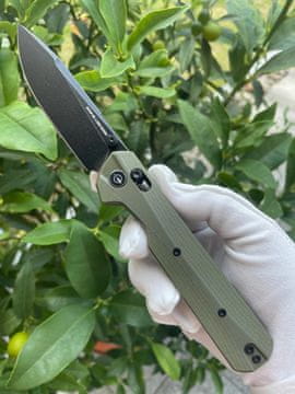 slomart Nož KNIVESPL The First OD Green G10 14C28N