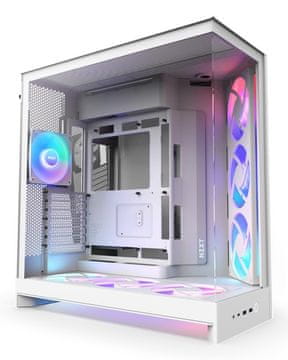NZXT NZXT H9 Flow RGB+ Midi Tower ohišje, belo