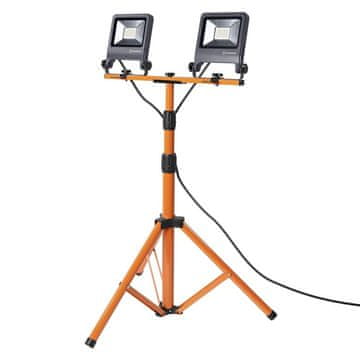 slomart LDV LED delovna svetilka TRIP 2x30W 6000lm IP65, nastavljivo stojalo
