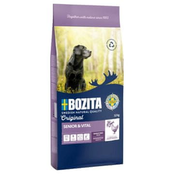 Bozita BOZITA Original Senior & Vital Piščanec - briketi za pse - 12kg