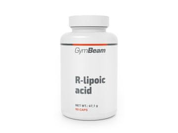 GymBeam R-lipoična kislina v kapsulah s 500 mg R-ALA