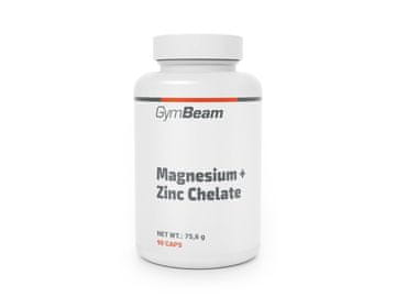 GymBeam Magnezijev + cinkov kelat, 90 kapsul
