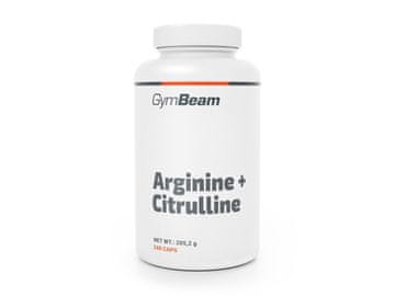 GymBeam Arginin + citrulin v kapsulah, 240 kapsul