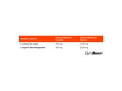 GymBeam Arginin + citrulin v kapsulah, 240 kapsul