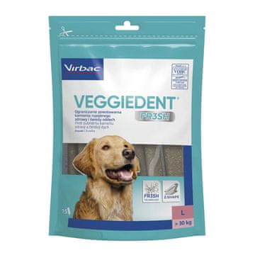slomart Vibrac Veggiedent Fresh L, pasja priboljšek za nego zob, 500 g
