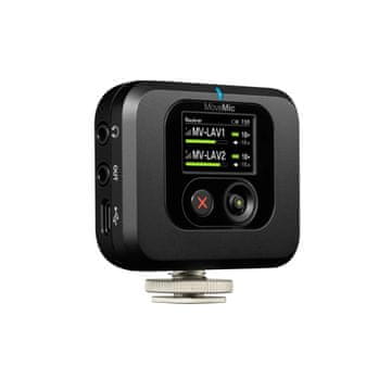 Shure Shure MV-R-Z6 brezžični sprejemnik mikrofona, montaža na kamero, črn