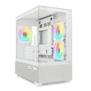 Sharkoon Sharkoon MK7 ARGB – ohišje za PC, mATX, 2x steklo, belo