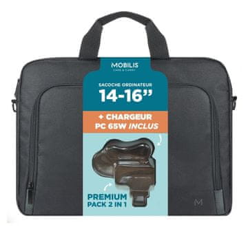 Mobilis Torba za prenosnik NON Toploader 40,6 cm (16") črna