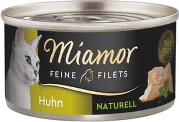 Miamor MIAMOR Feine Filets Naturell piščanec - mokra hrana za mačke, 80g