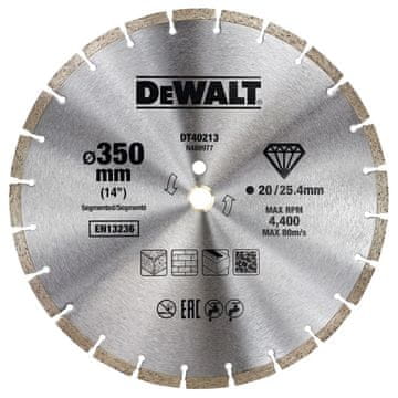 DeWalt DeWALT DT40213-QZ diamantna rezalna plošča, 1 kos