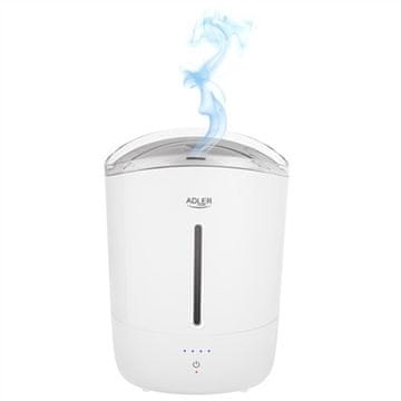 Adler Adler AD 7971 ultrazvočni vlažilnik zraka, 5 L, 30 W, bel