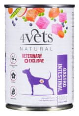 4VETS 4VETS Natural Gastro Intestinal Pasja hrana (mokra) - puran, 400 g