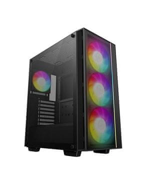 DEEPCOOL DeepCool MATREXX 55 MESH V4 C Midi Tower ohišje, črno