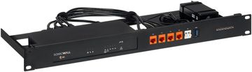 Rackmount.IT RM-SW-T14 nosilec za firewall, 1U, črn