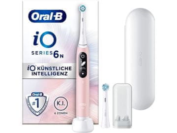 BRA Oral-B iO Series 6 Pink Sand električna zobna ščetka