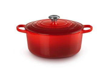 slomart Litoželezni lonec Le Creuset Signature 6.7 L, okrogel, rdeč