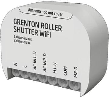 slomart Grenton Roller Shutter WiFi pametni modul za rolete, vgradni, bel