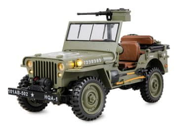 slomart Amewi 22737 RC gosenični tovornjak, električni motor, 1:14, za začetnike