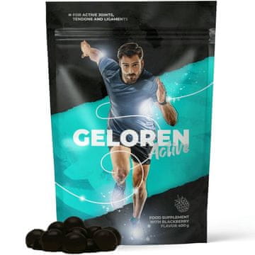 Geloren GELOREN Active Gumene pastile za zglobove s kolagenom i vitaminom C - kupina, 6 kom