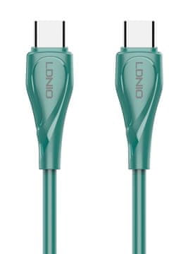 LDNIO CHARGING DATA CABLE (C-C) 65W 2M GREEN LC612C