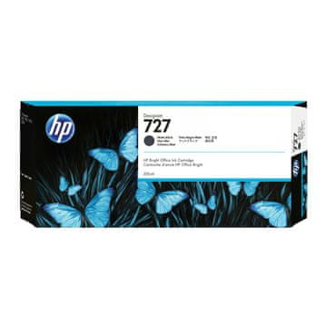 HP 727 črn črnilo za tiskalnik DesignJet, 300 ml