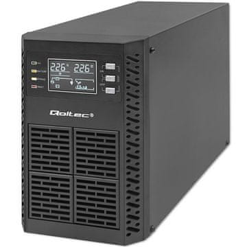 Qoltec Qoltec UPS napajalnik 1kVA 1000W Online LCD USB