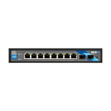 slomart BCS BCS-B-SP08G-2SFP omrežni stikalo, 8x PoE, 2x SFP, 120W