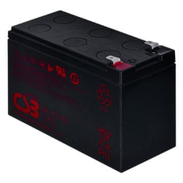 CSB GP1272F2 12V 7.2Ah zaprt svinčeno-kislinski akumulator