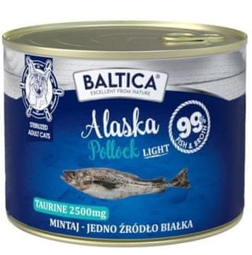 EXCELLENT BALTICA Excellent Monoprotein Pollock Light - mokra hrana za mačke - 185g