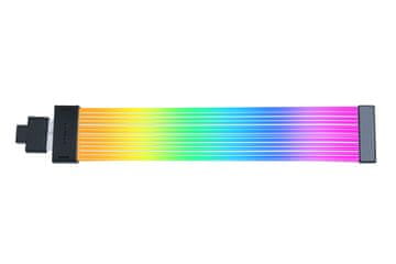 Lian Li Lian Li Strimer Wireless podaljšek kabla, 12+4 pin ATX 3.0, bel/črn