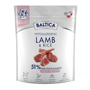 slomart BALTICA Nutraceutic Jagnjetina z rižem - suha hrana za pse - 1kg