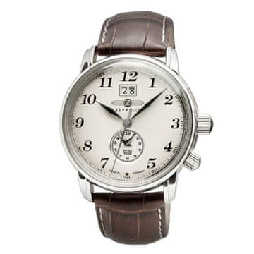 ZEP Zeppelin LZ127 7644-5 Quartz Ura, 40 mm, usnjen pas