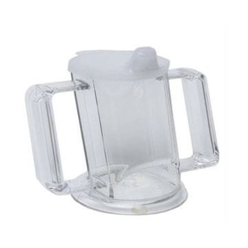 FOR V prozoren vrč za osebe z omejeno mobilnostjo, 250 ml