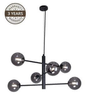 slomart NON H1333-6-SM viseča svetilka 6x9W G9