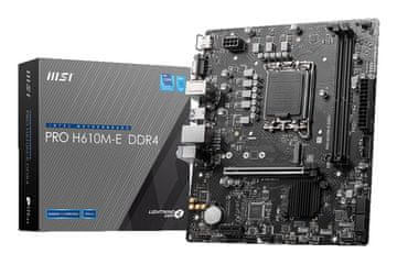 MSI MSI PRO H610M-E DDR4 matična plošča Intel H610 LGA 1700 micro ATX