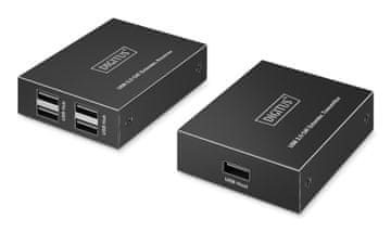 Digitus DA-70147 USB 2.0 CAT extender, 4x USB-A, 150m