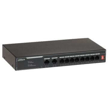 Switch Dahua SF1010LP mrežni preklopnik, 8x PoE + 2x Uplink
