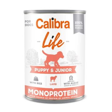Calibra CALIBRA Dog Life Puppy&Junior Lamb & rice - mokra hrana za pse - 400g